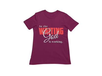 "IN THE WAITING GOD IS WORKING" CUSTOM SIGNATURE DESIGN