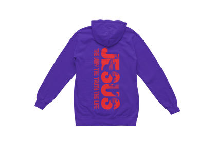 "THE WAY, THE TRUTH, THE LIFE, JESUS" SIGNATURE CUSTOM HOODIE