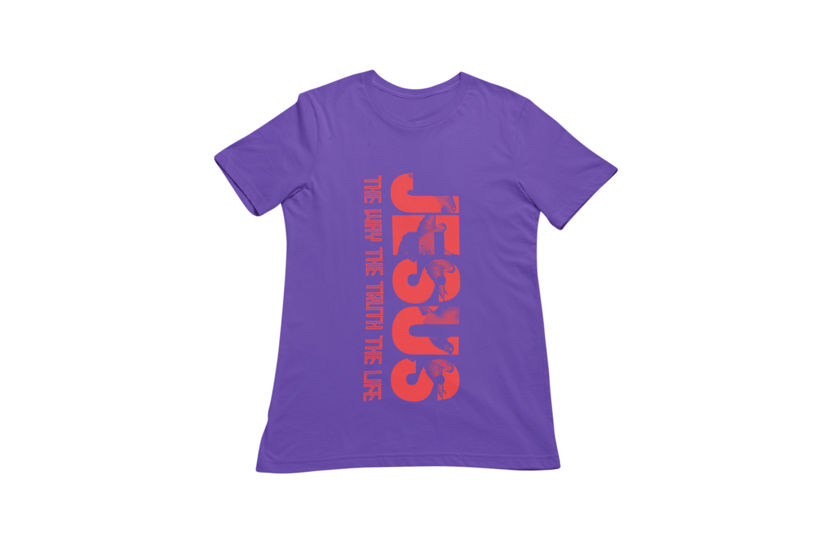 "THE WAY, THE TRUTH, THE LIFE, JESUS" SIGNATURE CUSTOM T-SHIRT