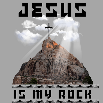 "JESUS IS MY ROCK - PSALMS 18:2" SIGNATURE CUSTOM DESIGN