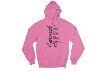 "JEHOVAH - HIS NAMES" CUSTOM DESIGN GRAPHIC (BLACK PRINT)