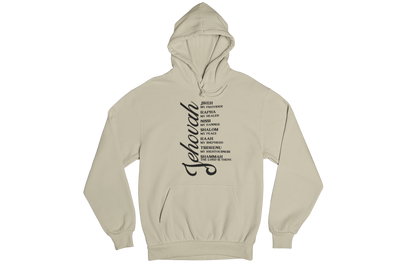 "JEHOVAH - HIS NAMES" CUSTOM DESIGN GRAPHIC (BLACK PRINT)