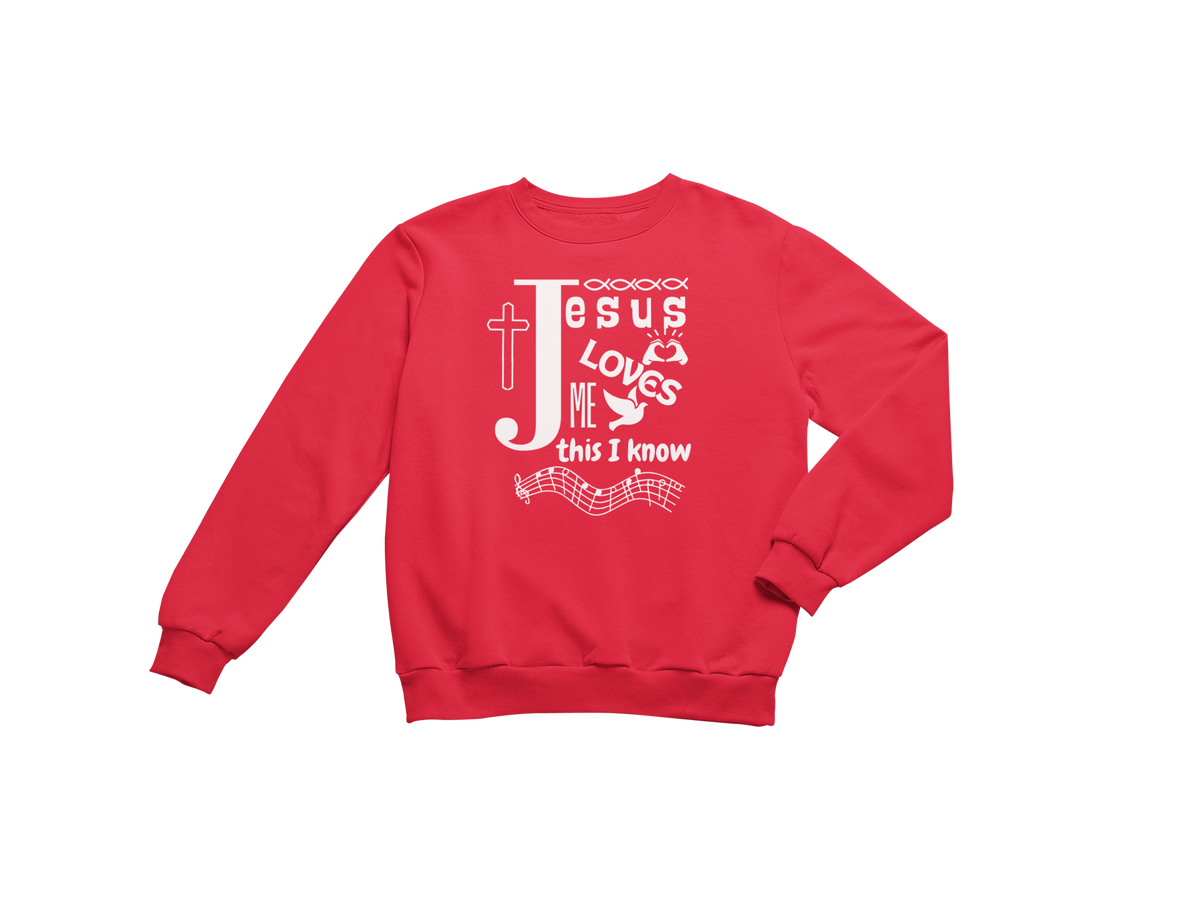 "JESUS LOVES ME THIS I KNOW" CUSTOM GRAPHIC DESIGN