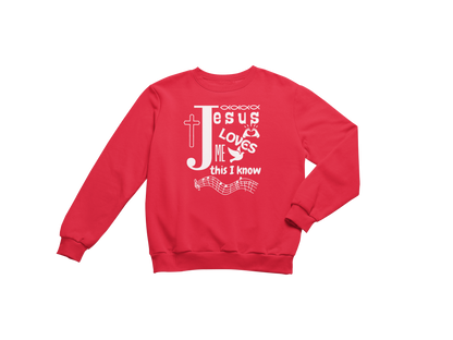 "JESUS LOVES ME THIS I KNOW" CUSTOM GRAPHIC DESIGN