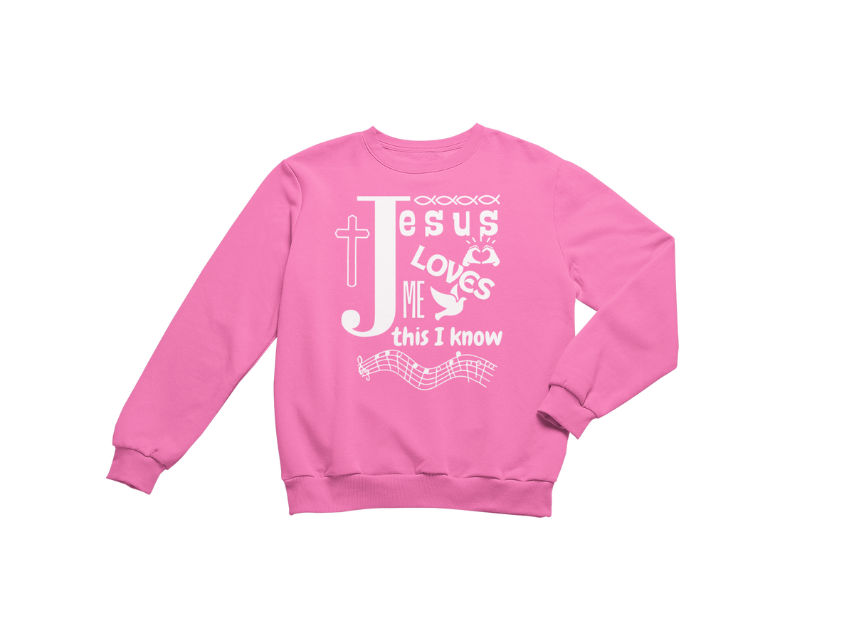 "JESUS LOVES ME THIS I KNOW" CUSTOM GRAPHIC DESIGN