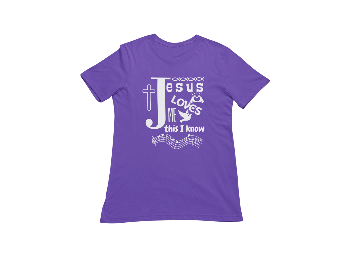 "JESUS LOVES ME THIS I KNOW" CUSTOM GRAPHIC DESIGN