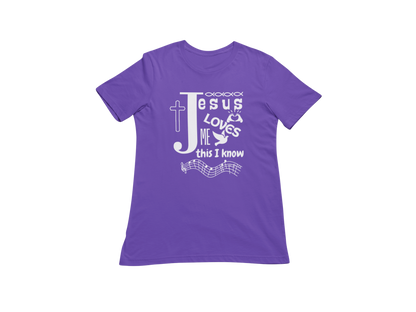 "JESUS LOVES ME THIS I KNOW" CUSTOM GRAPHIC DESIGN