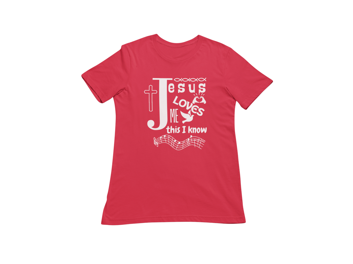 "JESUS LOVES ME THIS I KNOW" CUSTOM GRAPHIC DESIGN