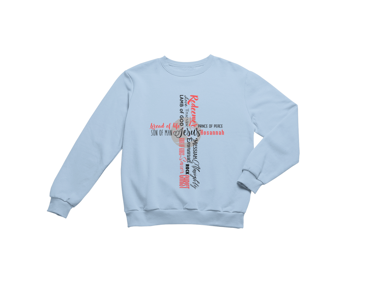 CROSS OF THE NAMES OF JESUS CUSTOM DESIGN GRAPHIC