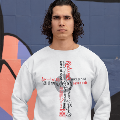 CROSS OF THE NAMES OF JESUS CUSTOM DESIGN GRAPHIC