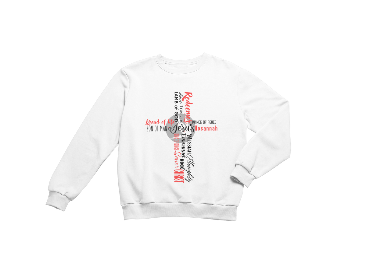 CROSS OF THE NAMES OF JESUS CUSTOM DESIGN GRAPHIC