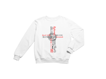 CROSS OF THE NAMES OF JESUS CUSTOM DESIGN GRAPHIC