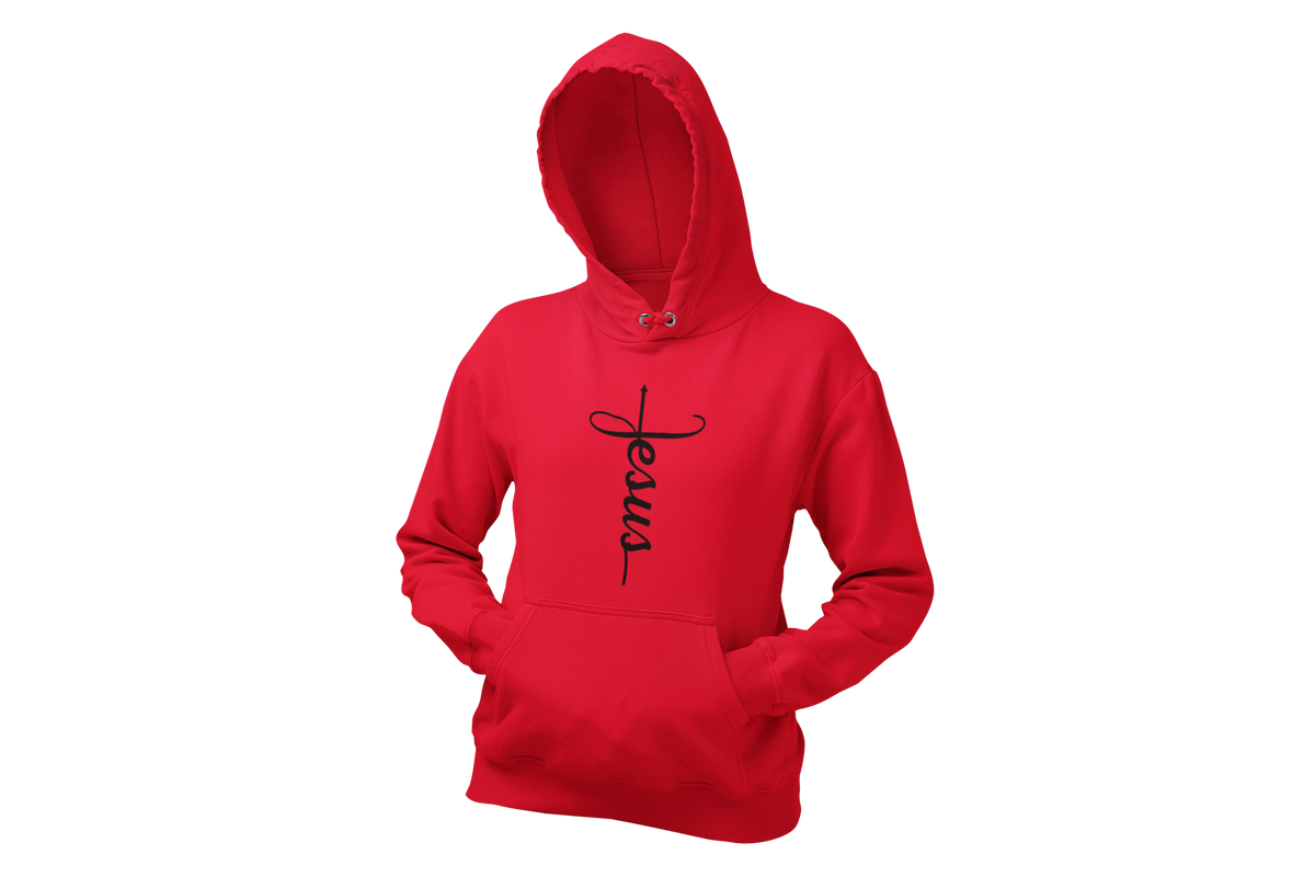 "JESUS" NAME BLACK CROSS - FAITH CUSTOM DESIGN