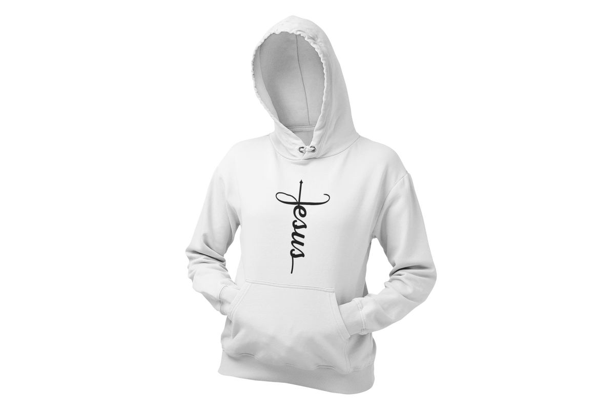 "JESUS" NAME BLACK CROSS - FAITH CUSTOM DESIGN