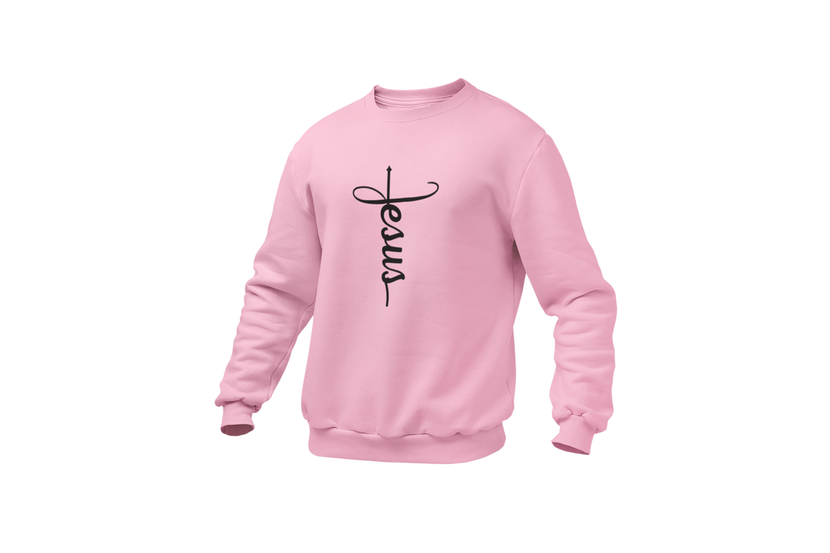 "JESUS" NAME BLACK CROSS - FAITH CUSTOM DESIGN