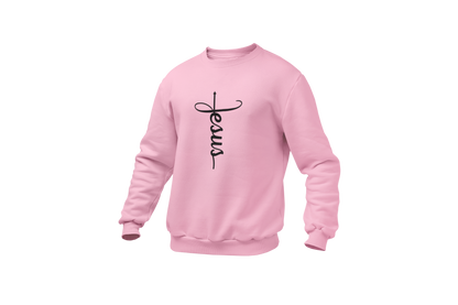 "JESUS" NAME BLACK CROSS - FAITH CUSTOM DESIGN