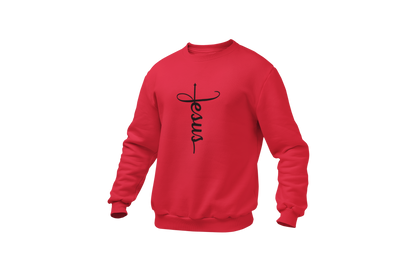 "JESUS" NAME BLACK CROSS - FAITH CUSTOM DESIGN