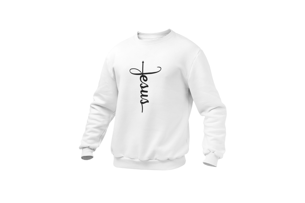 "JESUS" NAME BLACK CROSS - FAITH CUSTOM DESIGN