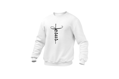 "JESUS" NAME BLACK CROSS - FAITH CUSTOM DESIGN