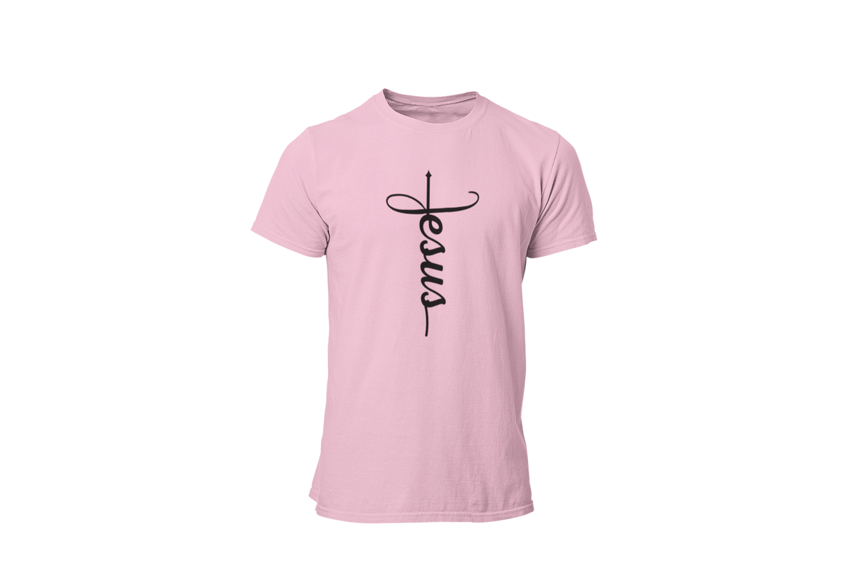 "JESUS" NAME BLACK CROSS - FAITH CUSTOM DESIGN
