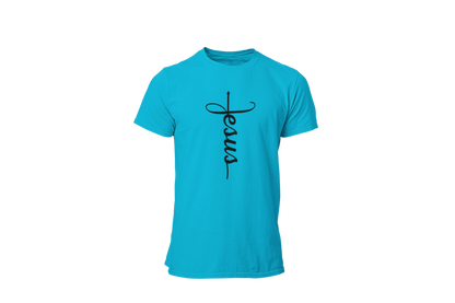 "JESUS" NAME BLACK CROSS - FAITH CUSTOM DESIGN