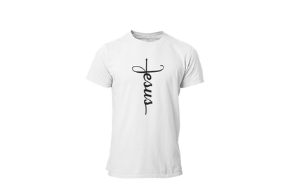 "JESUS" NAME BLACK CROSS - FAITH CUSTOM DESIGN