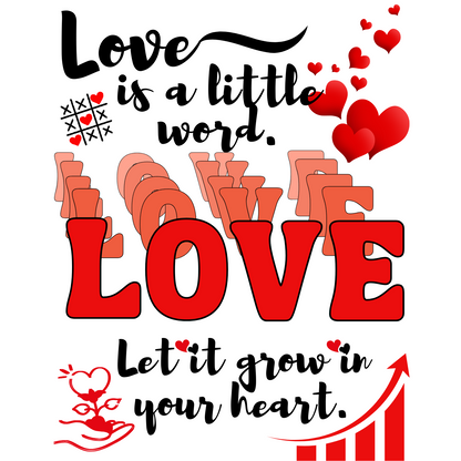 "LOVE IS A LITTLE WORD" SIGNATURE CUSTOM T-SHIRT