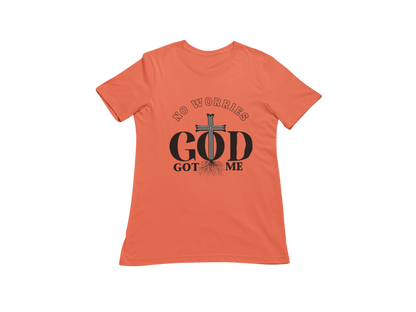 "NO WORRIES, GOD GOT ME" CUSTOM DESIGN GRAPHIC (BLACK PRINT)