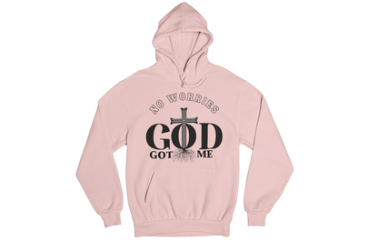 "NO WORRIES, GOD GOT ME" CUSTOM DESIGN GRAPHIC (BLACK PRINT)