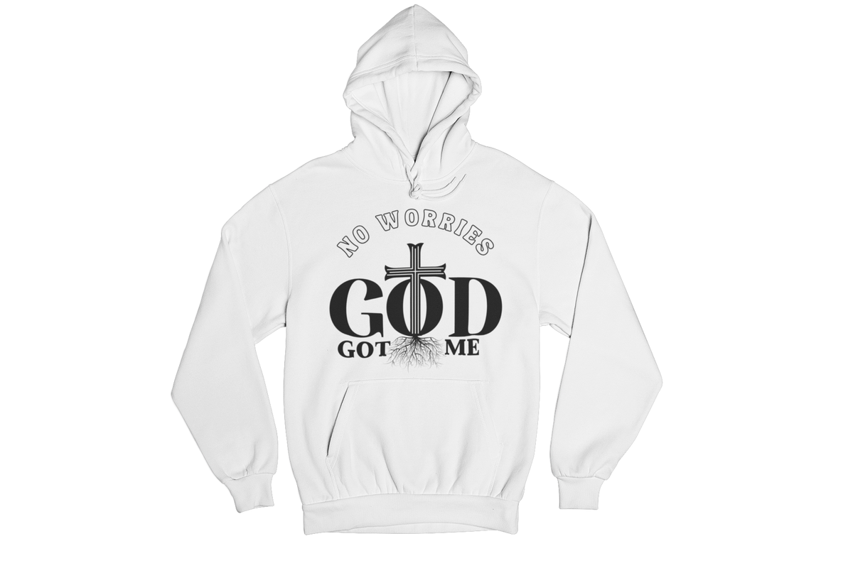 "NO WORRIES, GOD GOT ME" CUSTOM DESIGN GRAPHIC (BLACK PRINT)