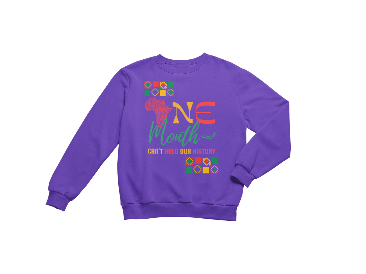 "ONE MONTH CAN'T HOLD OUR HISTORY" SIGNATURE CUSTOM DESIGN