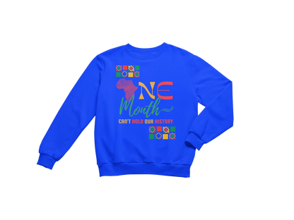 "ONE MONTH CAN'T HOLD OUR HISTORY" SIGNATURE CUSTOM DESIGN