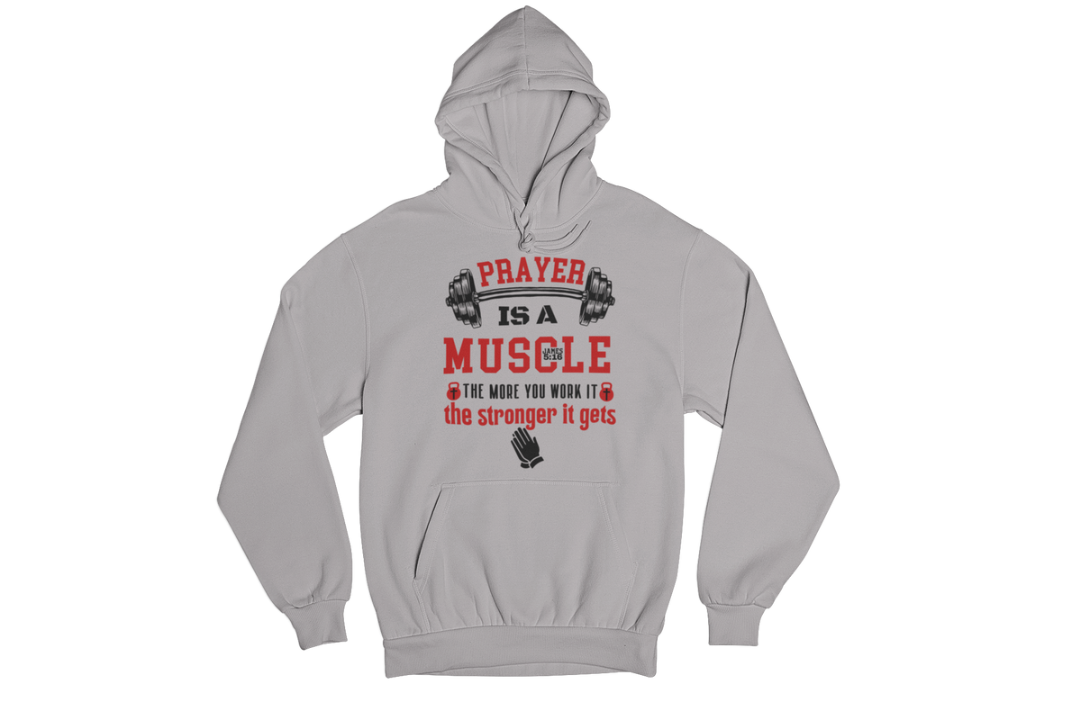 "PRAYER IS A MUSCLE" CUSTOM DESIGN GRAPHIC