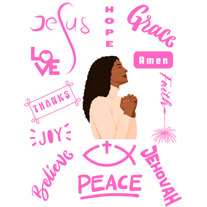 "THE POWER OF A PRAYING WOMAN" CUSTOM SIGNATURE DESIGN