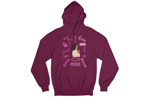 "THE POWER OF A PRAYING WOMAN" CUSTOM SIGNATURE HOODIE