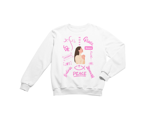 "THE POWER OF A PRAYING WOMAN" CUSTOM SIGNATURE SWEATSHIRT
