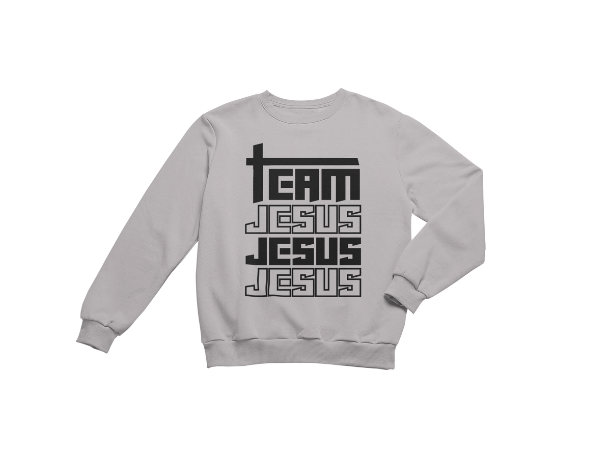 "TEAM JESUS JESUS JESUS" SIGNATURE CUSTOM SWEATSHIRT