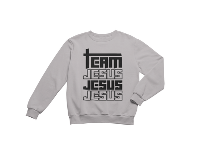 "TEAM JESUS JESUS JESUS" SIGNATURE CUSTOM SWEATSHIRT