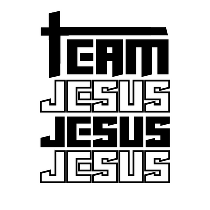 "TEAM JESUS JESUS JESUS" SIGNATURE CUSTOM SWEATSHIRT