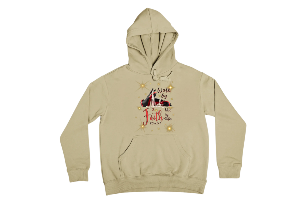 "WALK BY FAITH, NOT BY SIGHT" CUSTOM SIGNATURE HOODIE