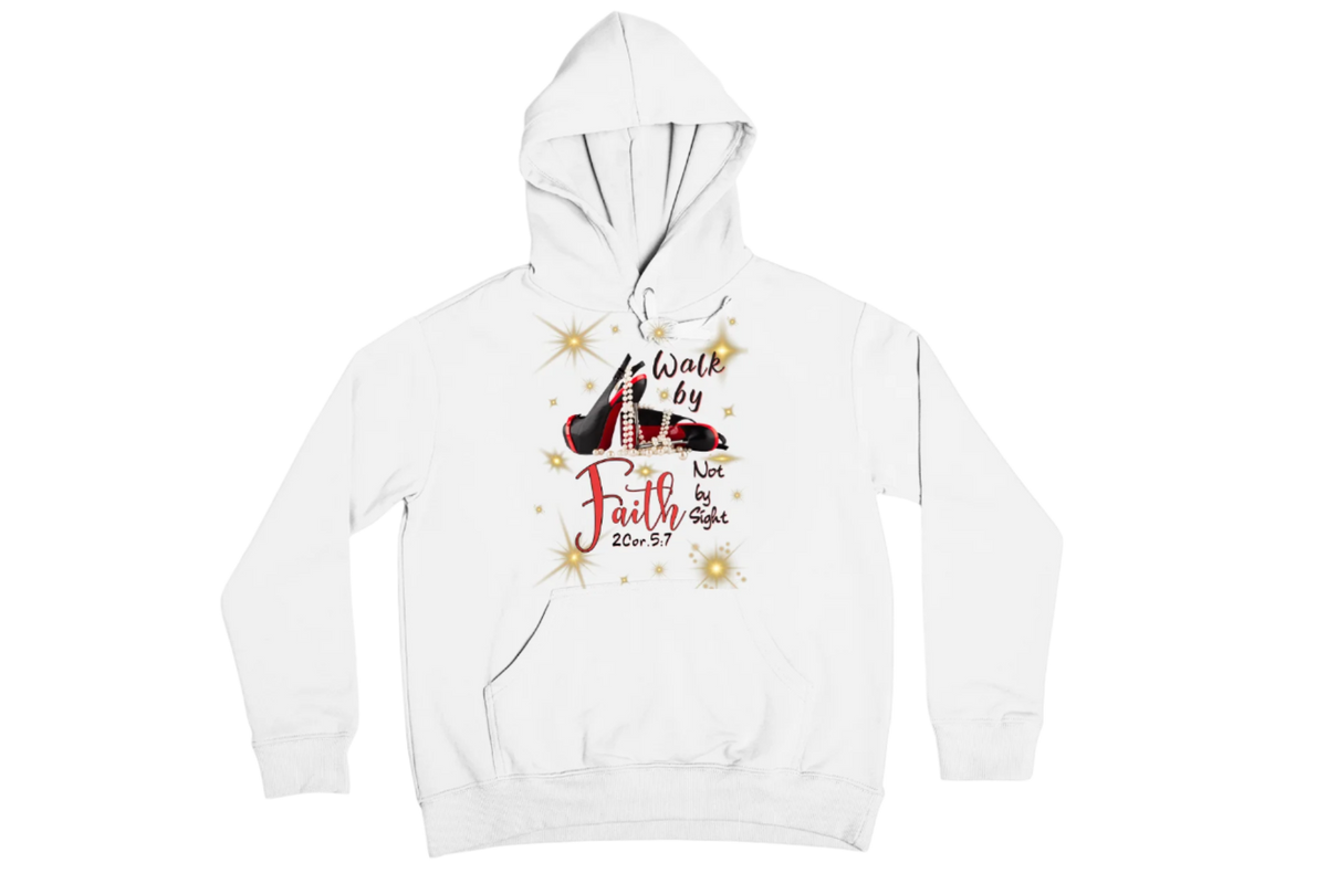 "WALK BY FAITH, NOT BY SIGHT" CUSTOM SIGNATURE HOODIE
