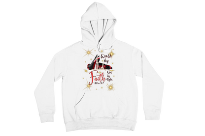 "WALK BY FAITH, NOT BY SIGHT" CUSTOM SIGNATURE HOODIE