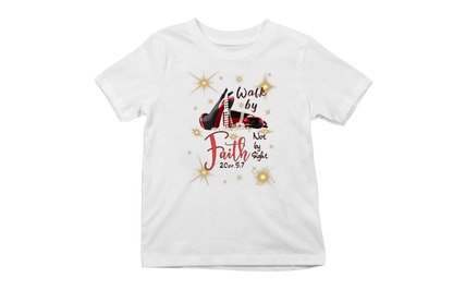 "WALK BY FAITH, NOT BY SIGHT" CUSTOM SIGNATURE T-SHIRT