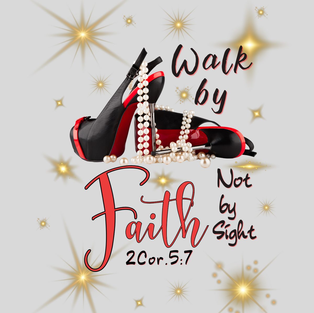 "WALK BY FAITH, NOT BY SIGHT" CUSTOM SIGNATURE SWEATSHIRT