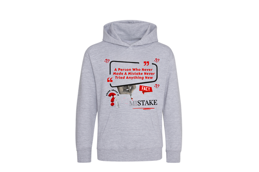 "MISTAKE" SIGNATURE CUSTOM GRAPHIC HOODIE