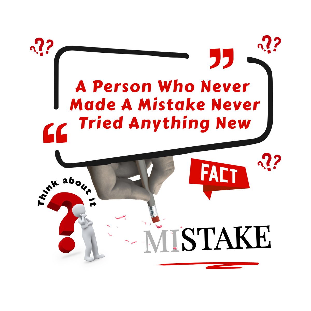 "MISTAKE" SIGNATURE CUSTOM GRAPHIC