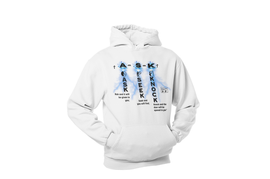 "A. S. K. - MATTHEW 7:7" CUSTOM GRAPHIC HOODIE