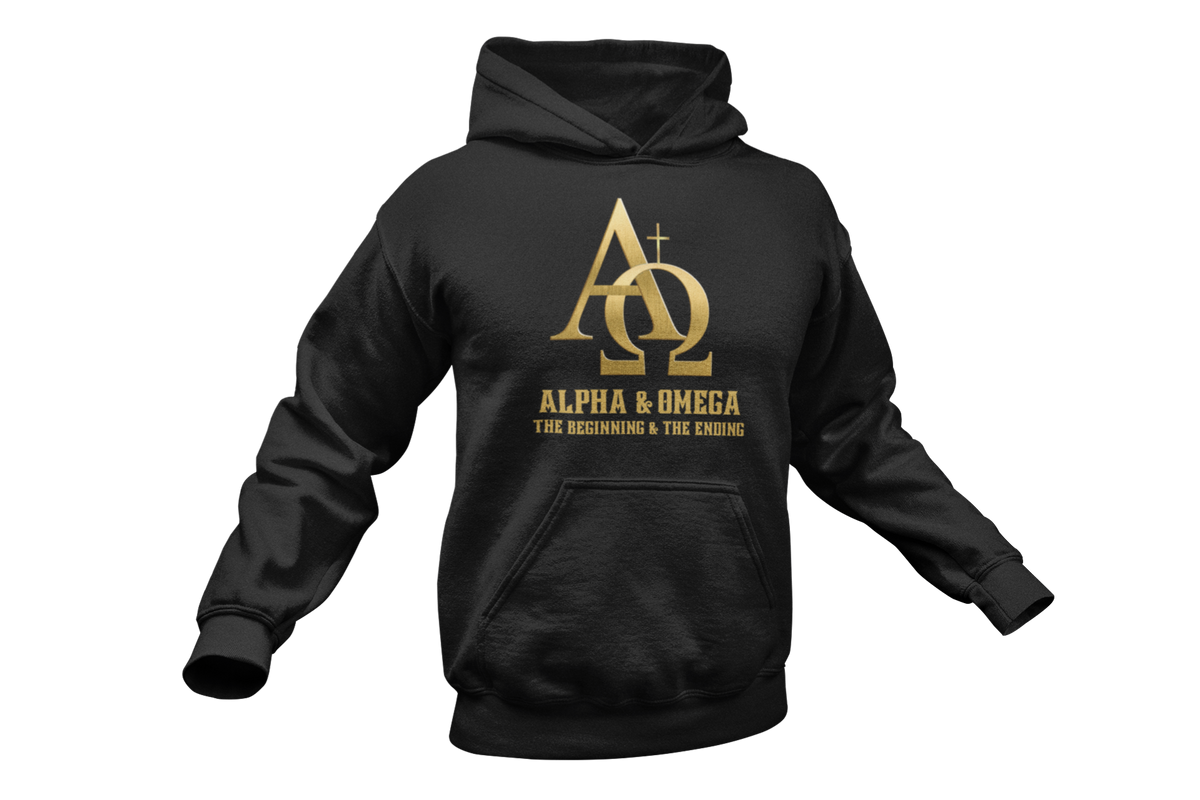 "ALPHA & OMEGA - THE BEGINNING & THE ENDING" SIGNATURE CUSTOM HOODIE