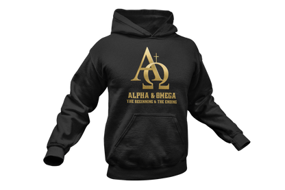 "ALPHA & OMEGA - THE BEGINNING & THE ENDING" SIGNATURE CUSTOM HOODIE