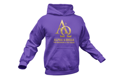"ALPHA & OMEGA - THE BEGINNING & THE ENDING" SIGNATURE CUSTOM HOODIE